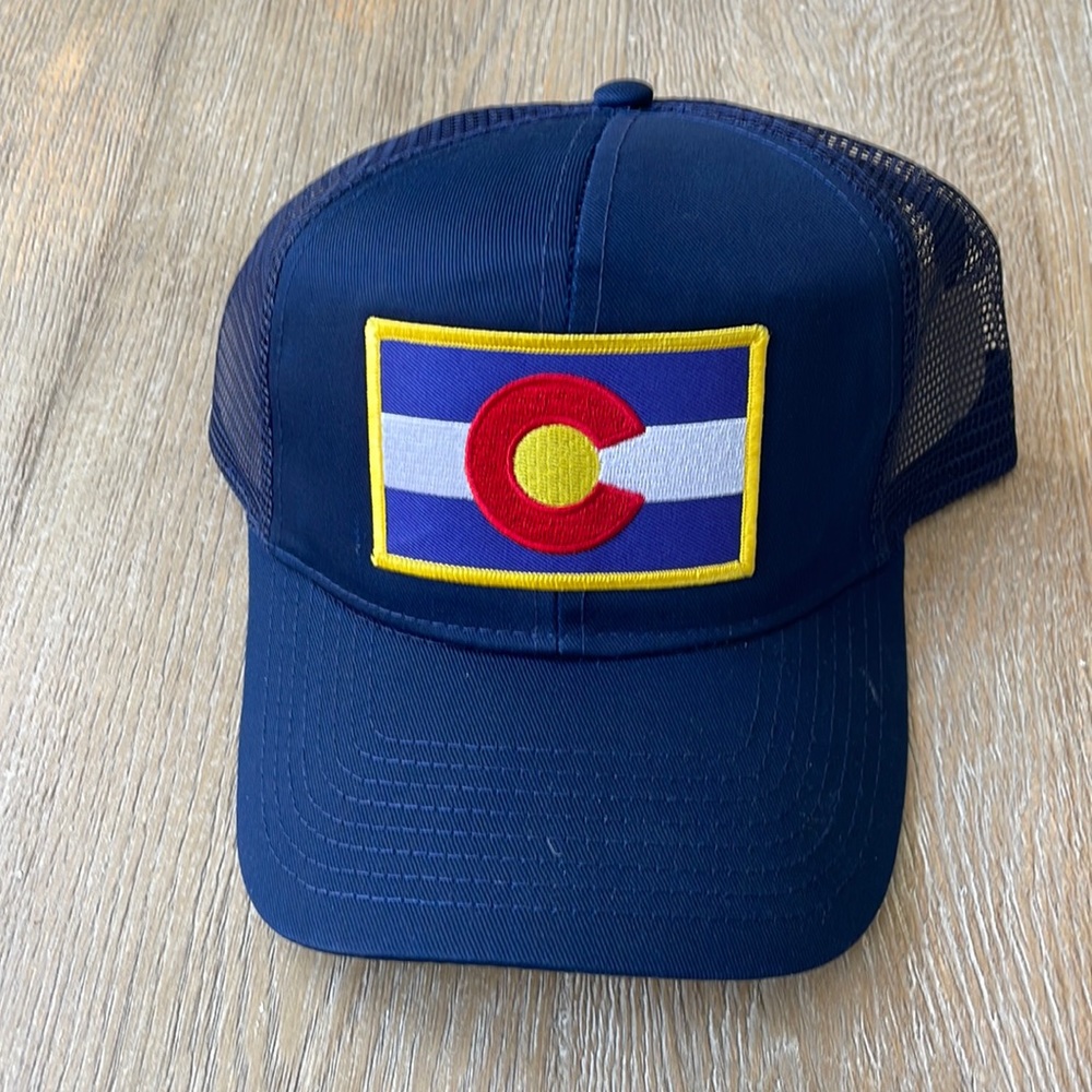 Colorado western mesh black cap (navy) NWOT